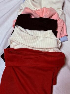 Vintage Dikes , White Stage Bundle of 6 Dikes and collar sleeveless layering